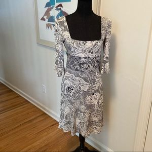 Diane von Furstenberg Slip On Dress Sz 6 100% Silk